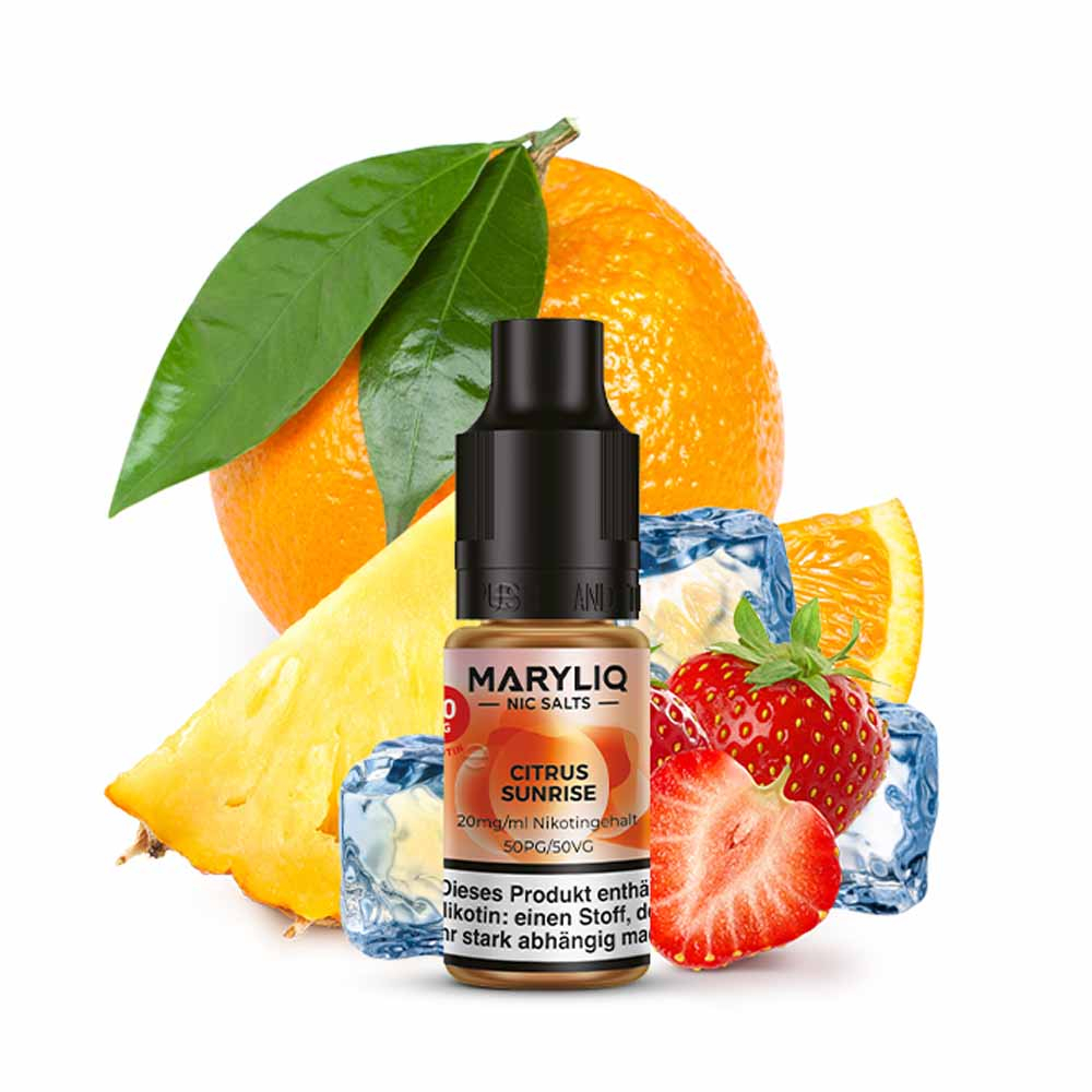 MARYLIQ Nic Salts - Citrus Sunrise - 10ml - 10mg
